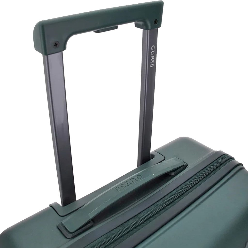 Guess Compacte trolley met ritssluiting – Groen