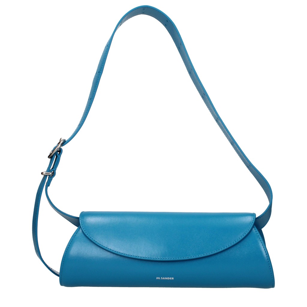 Jil Sander Cannolo Small Crossbodytas met kaartvak – Petrol