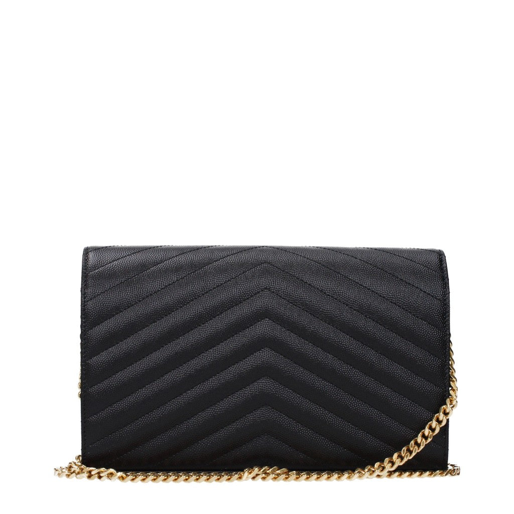 Saint Laurent Cassandre Schoudertas – Zwart