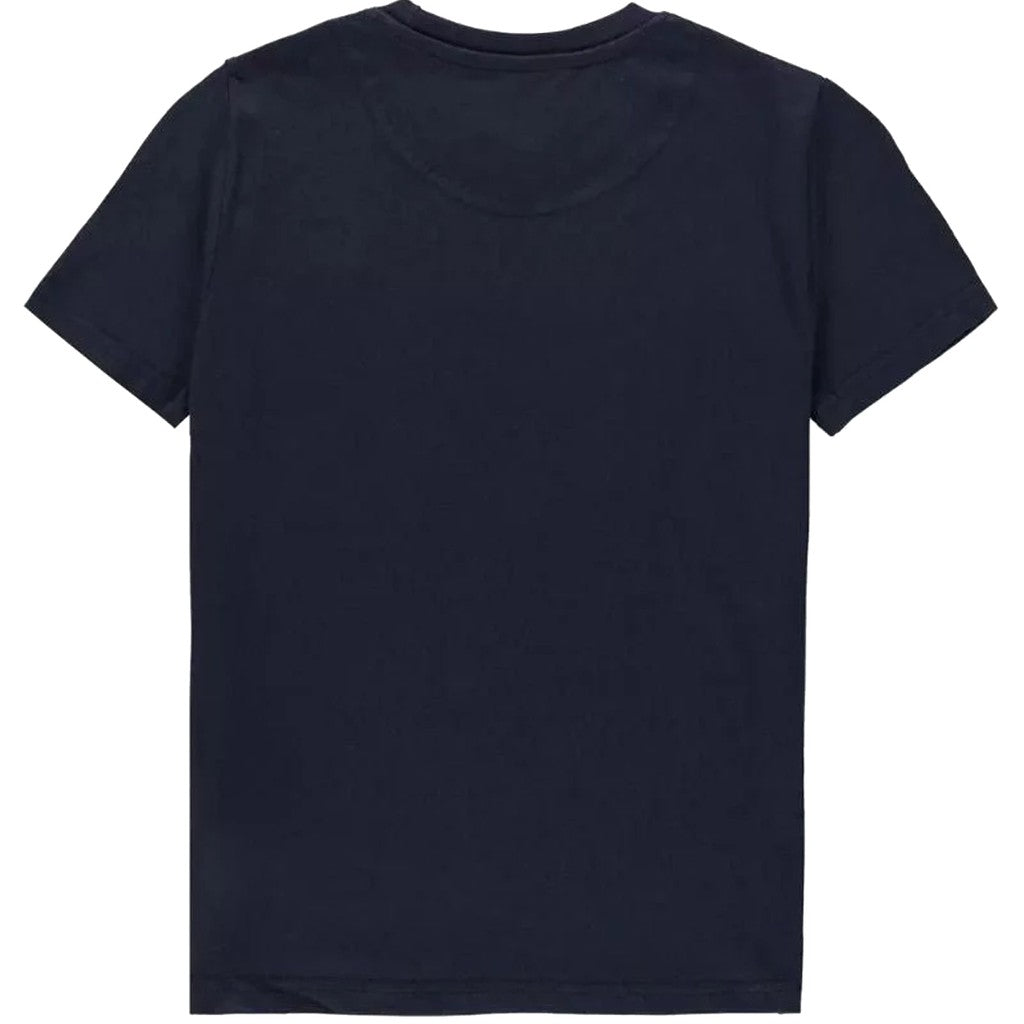 Lyle & Scott Kids T-shirt met ronde hals en logo – Donkerblauw