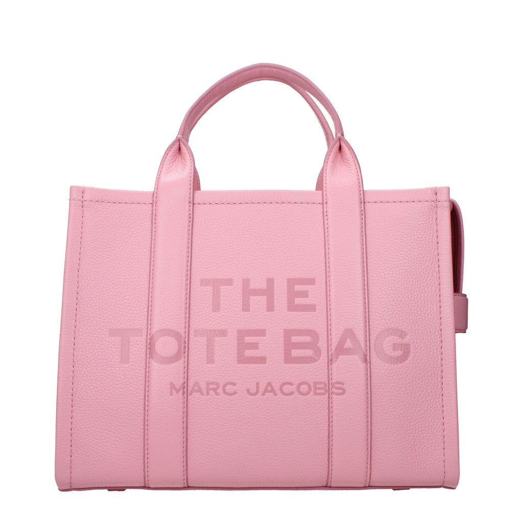 Marc Jacobs The Tote Shopper van leer – Roze