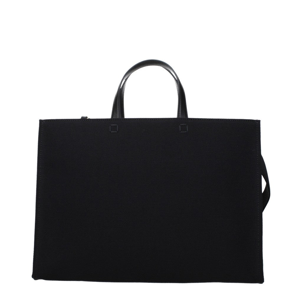 Givenchy G-Tote Shopper van stof en leer – Zwart