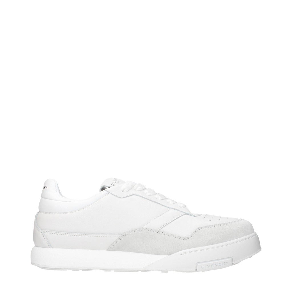 Givenchy Sneakers van leer en suède met veters – Wit / Grijs