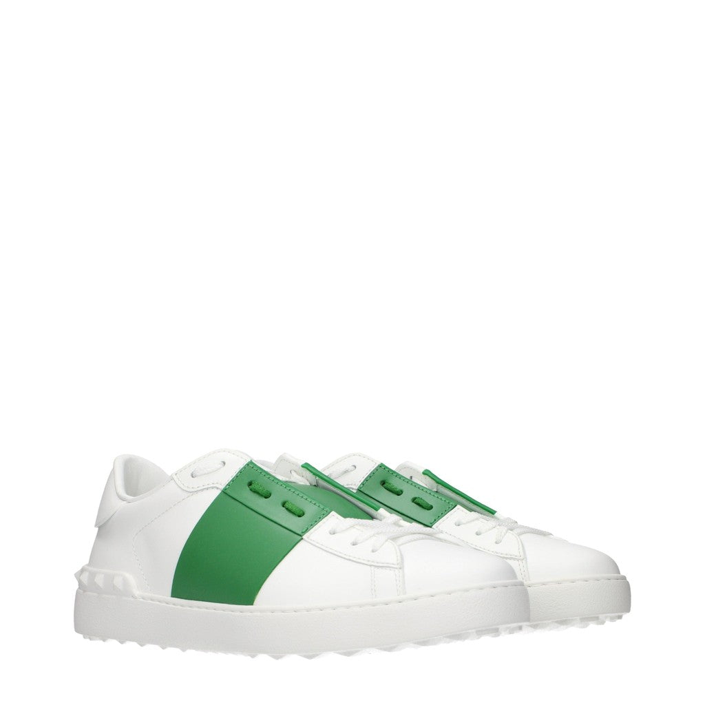 Valentino Garavani Open Sneakers – Wit / Groen