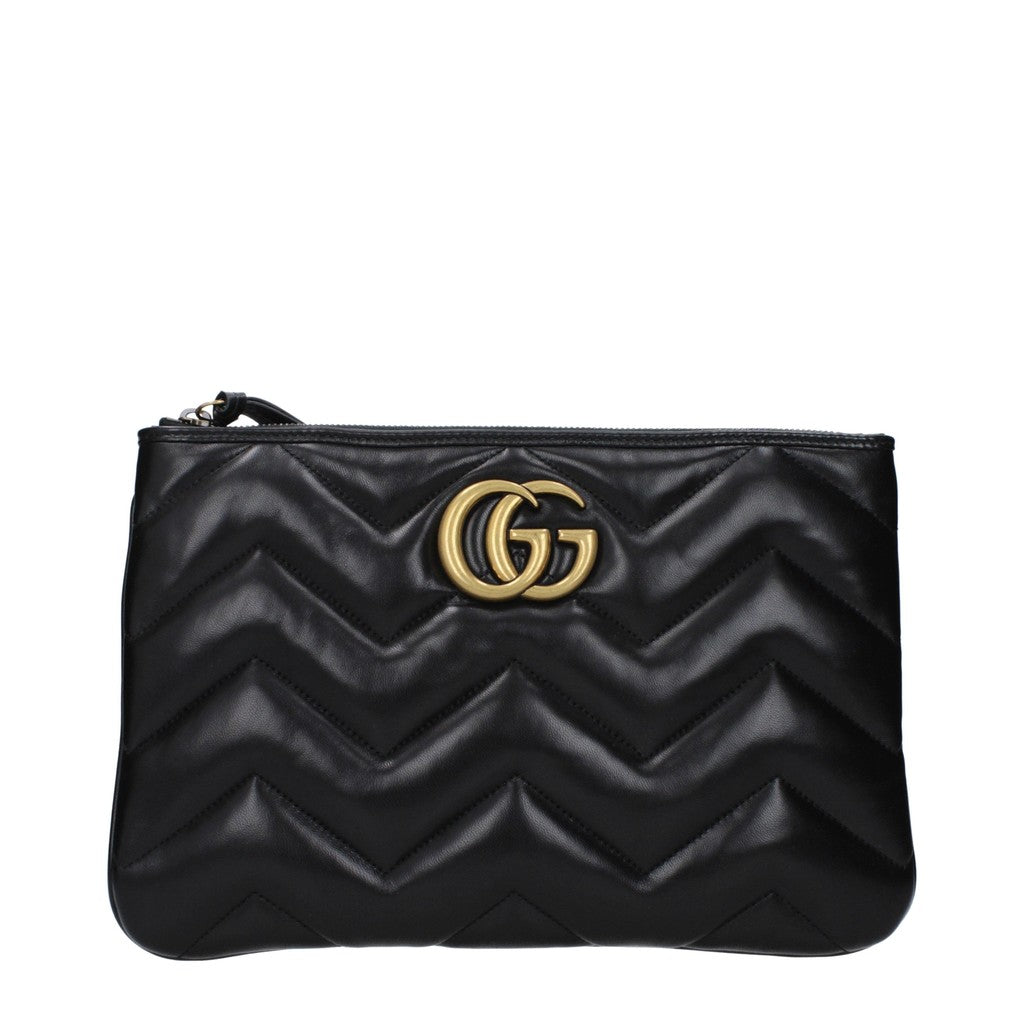 Gucci GG Marmont Slanke clutch – Zwart