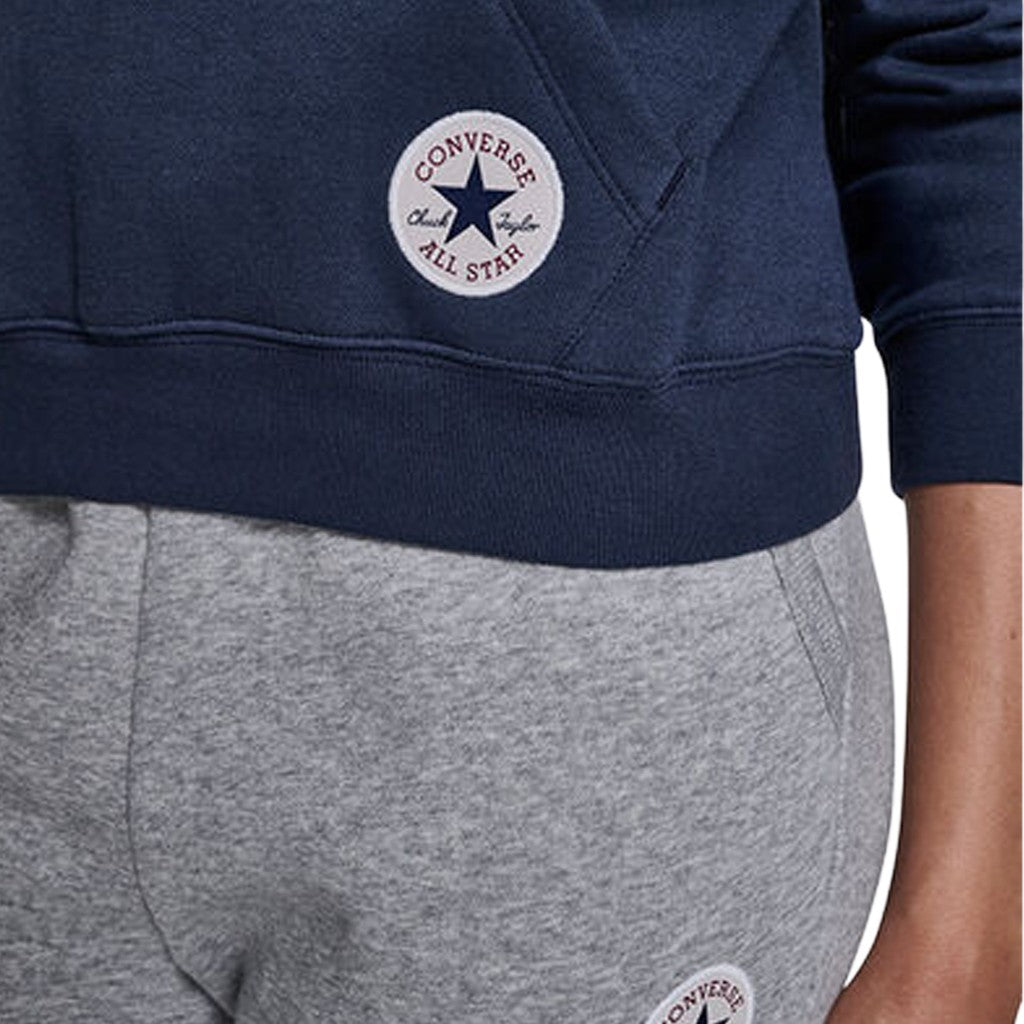 Converse Hoodie met fleece binnenkant – Marineblauw