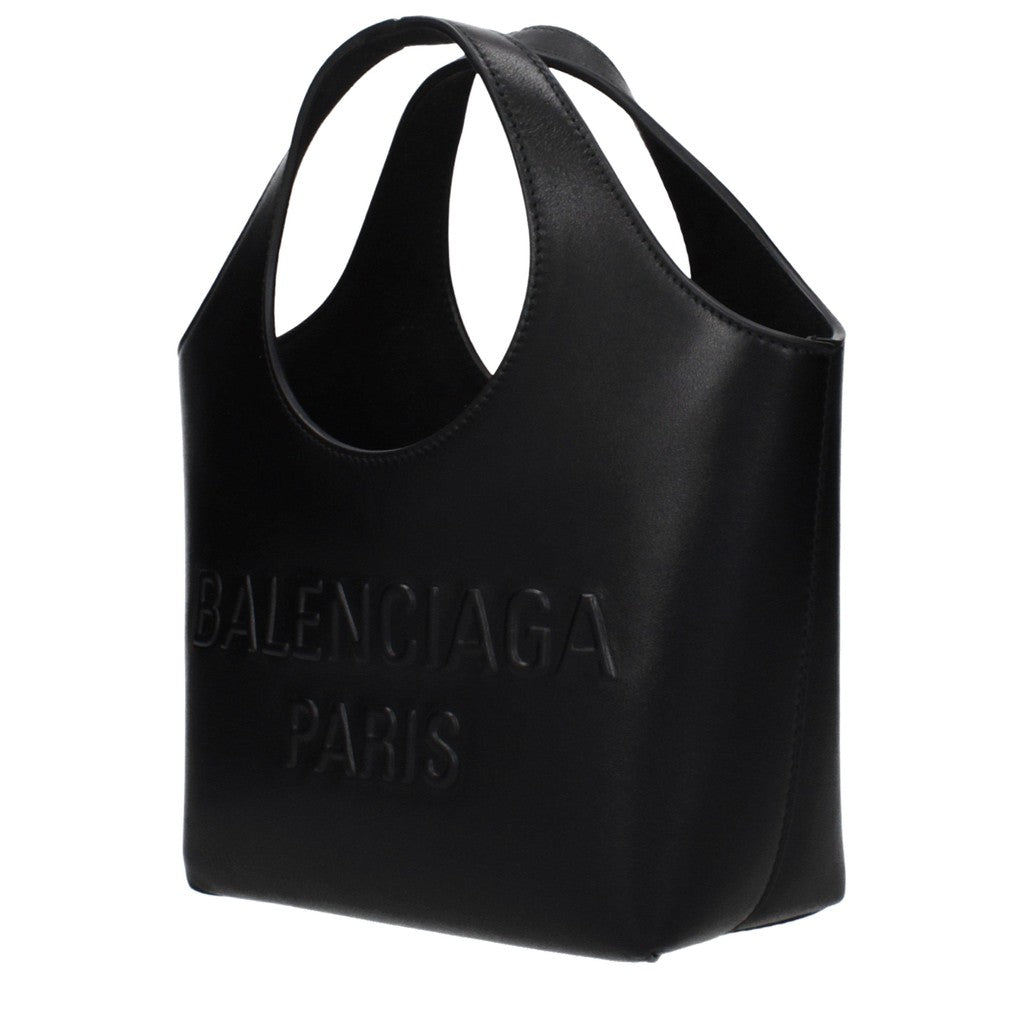 Balenciaga Compacte handtas in vierkant model – Zwart