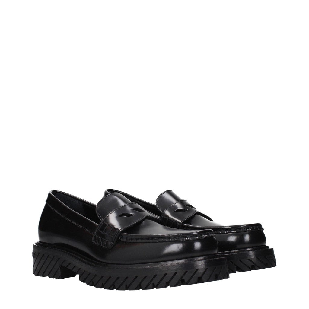 Off-White Combat Loafers – Zwart