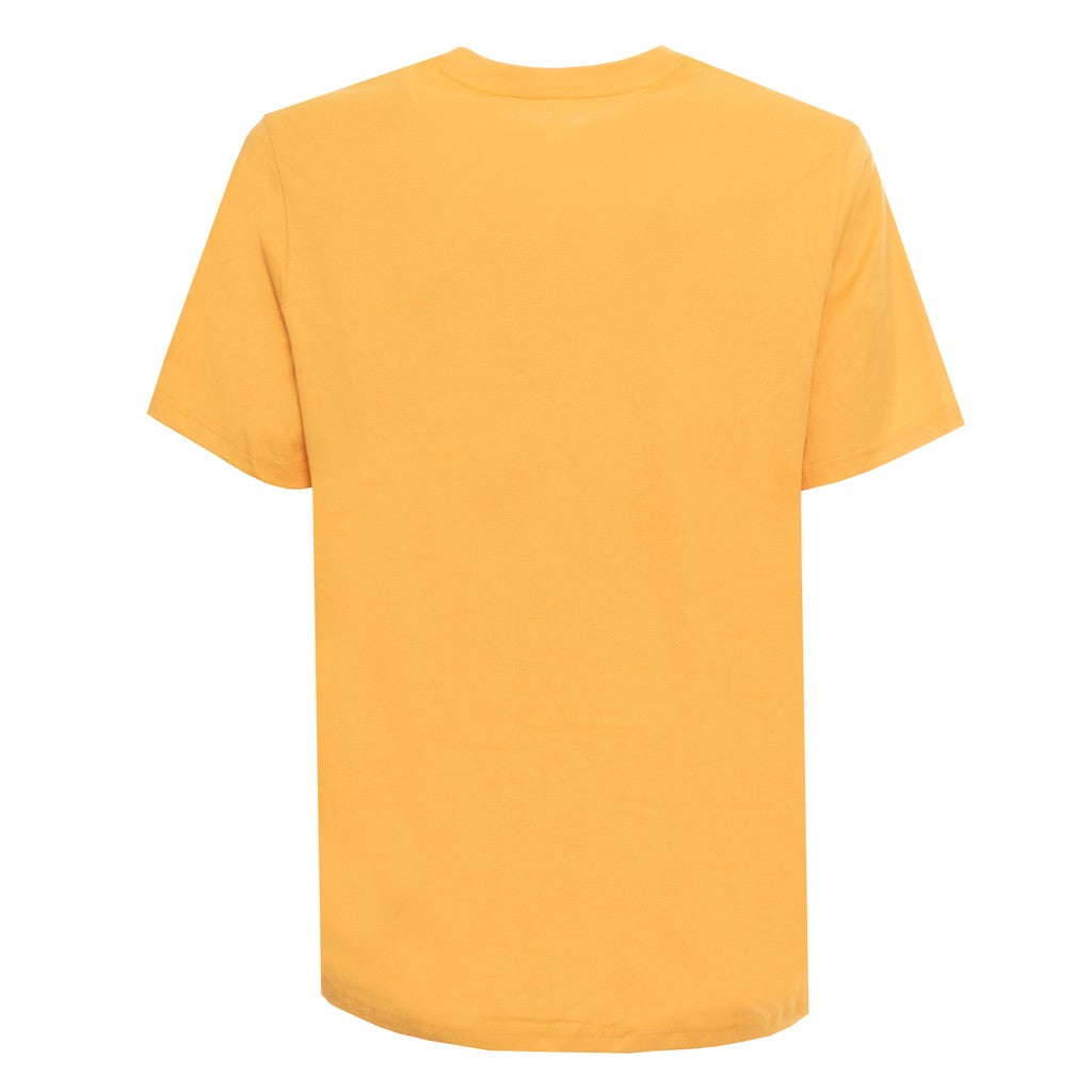 Converse T-shirt met print en bedrukt logo – Geel