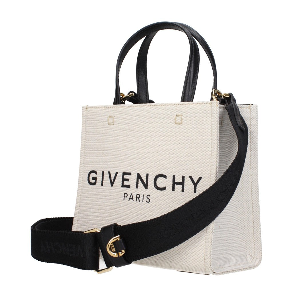 Givenchy G-Tote Handtas met goudkleurige details – Beige / Zwart