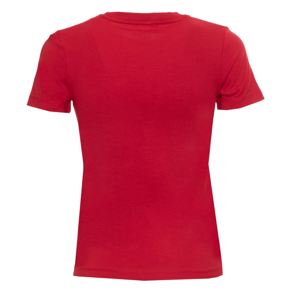 Guess Effen T-shirt met logo – Rood