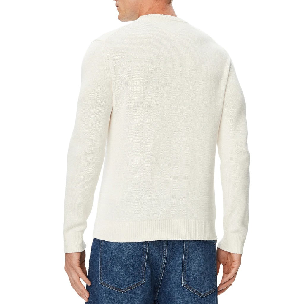Tommy Jeans Slim Fit Trui – Gebroken wit