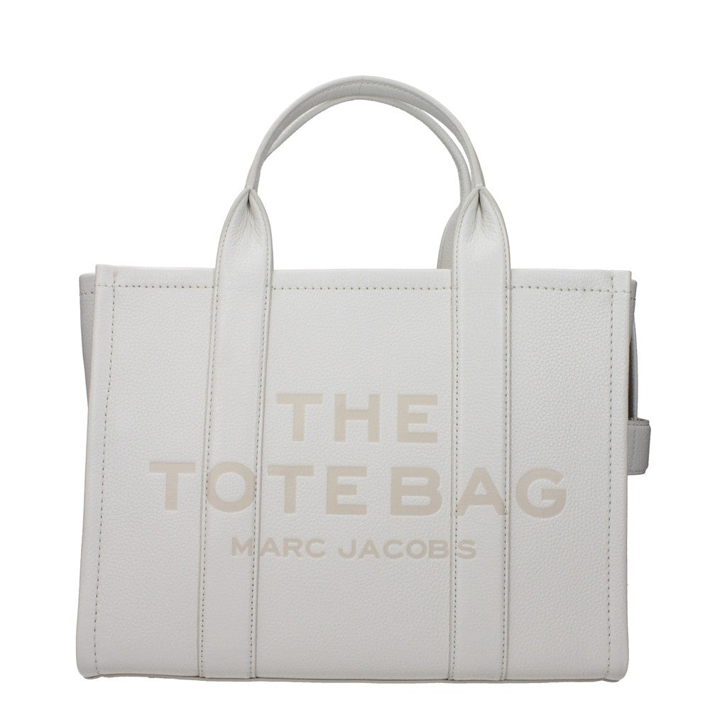 Marc Jacobs The Tote Shopper van leer – Wit