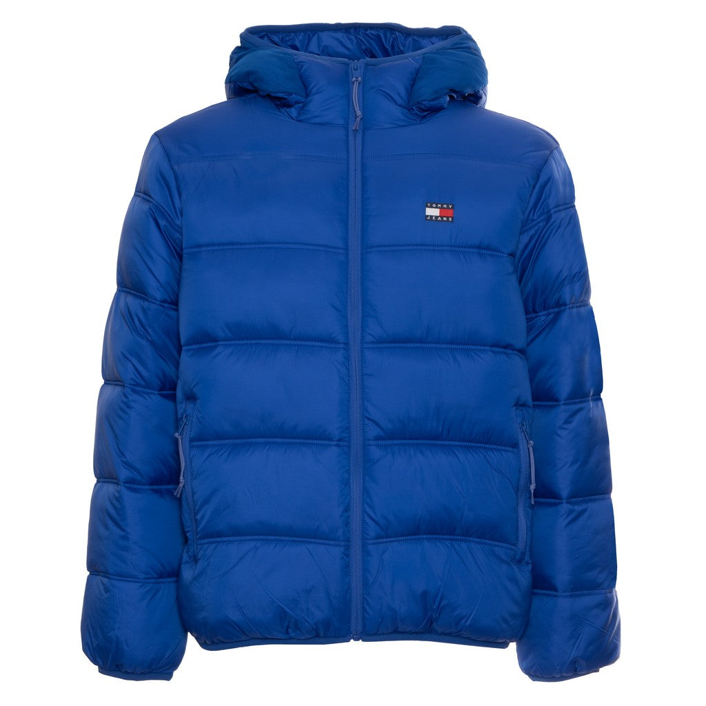 Tommy Jeans Donsjas met capuchon Heren – Blauw