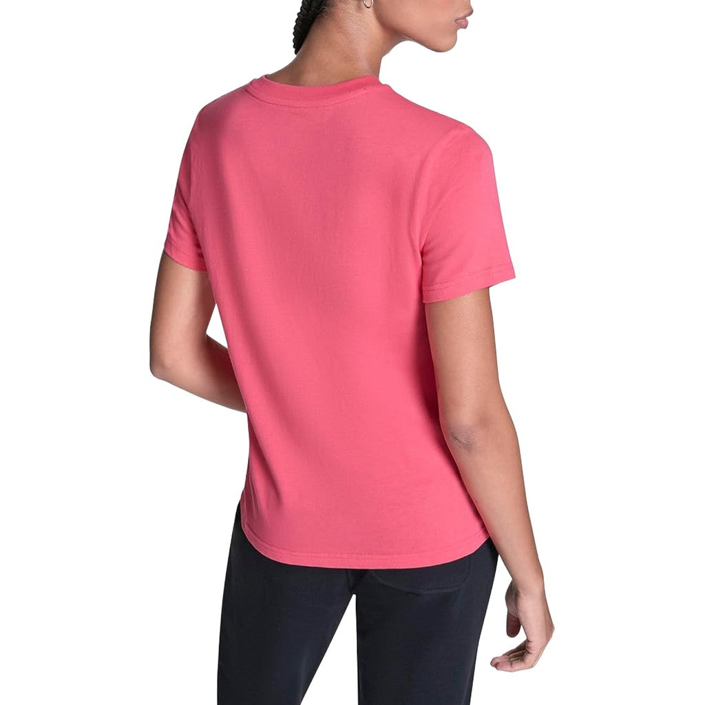 Converse Tweekleurig T-shirt met logo – Roze