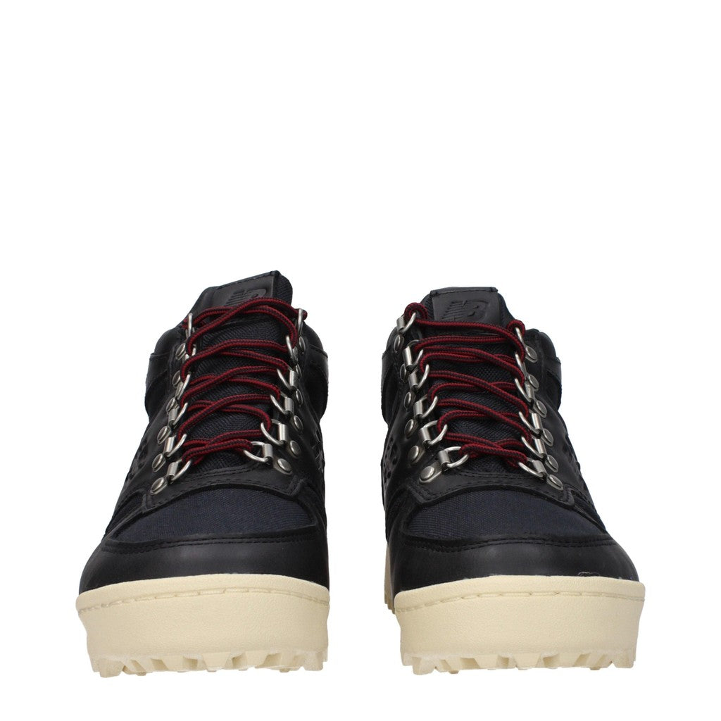 New Balance Leren sneakers met rubberen zool – Zwart