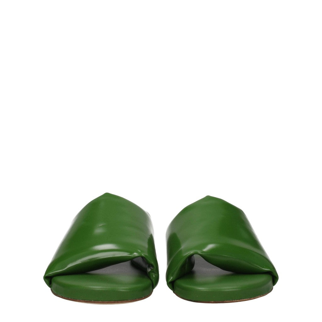 Bottega Veneta Leren sandalen met leren zool – Groen