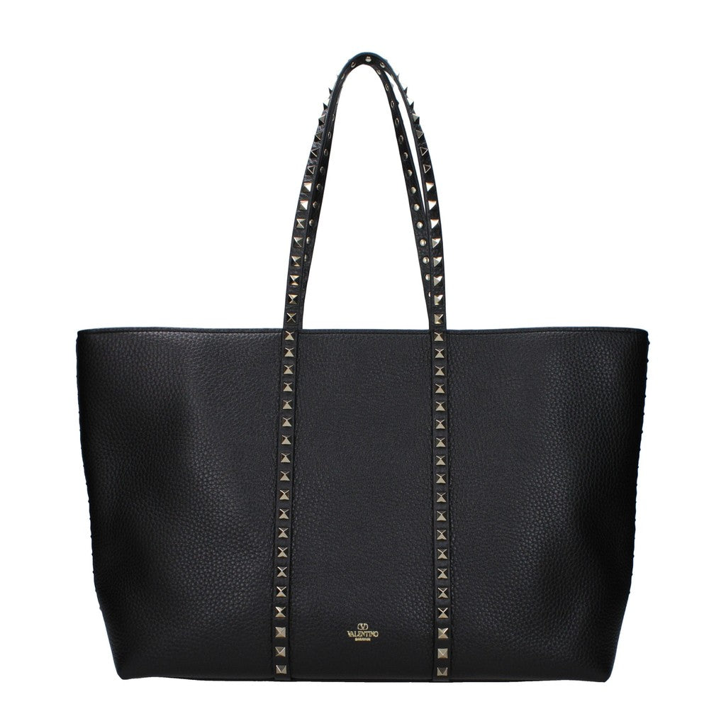 Valentino Garavani Shopper met goudkleurige details – Zwart