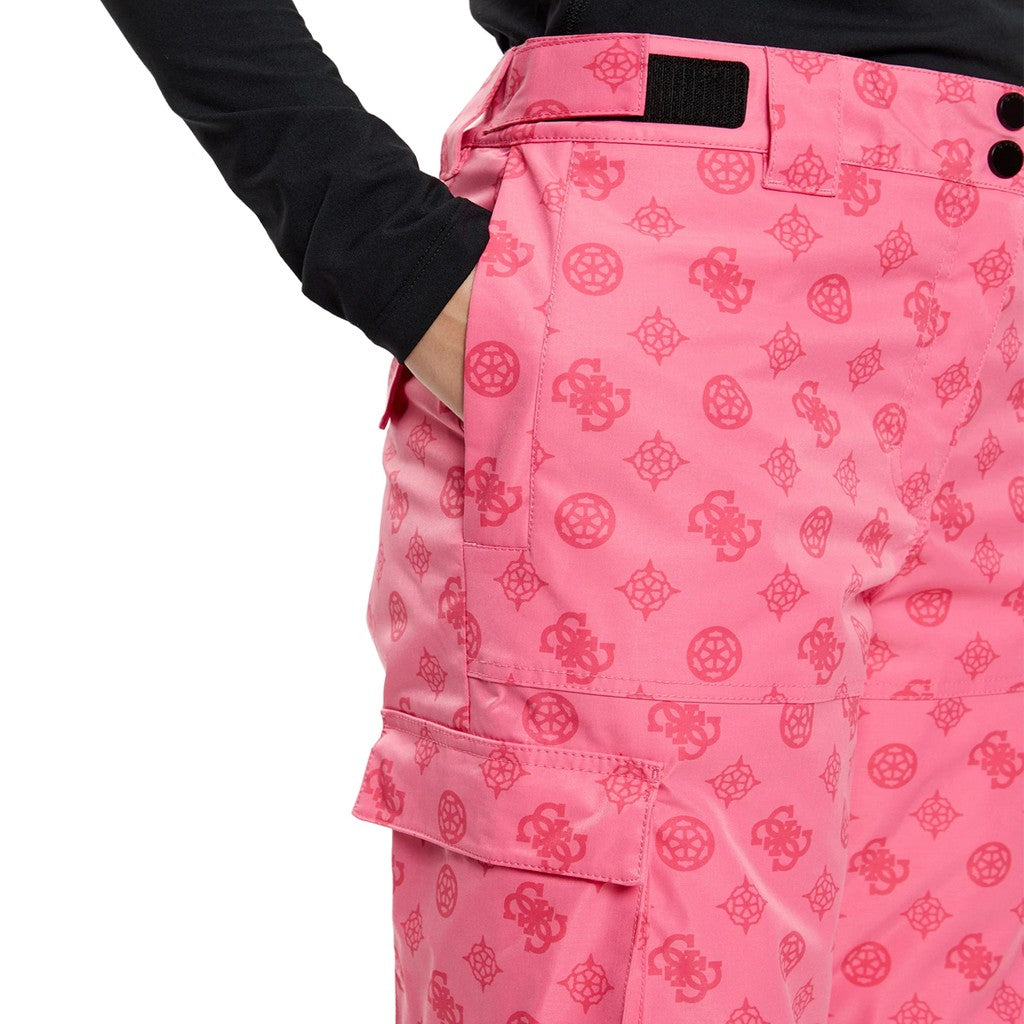 Guess Broek met dessin en vier zakken – Fluoroze