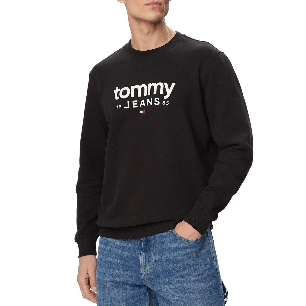 Tommy Jeans Sweater met print – Zwart