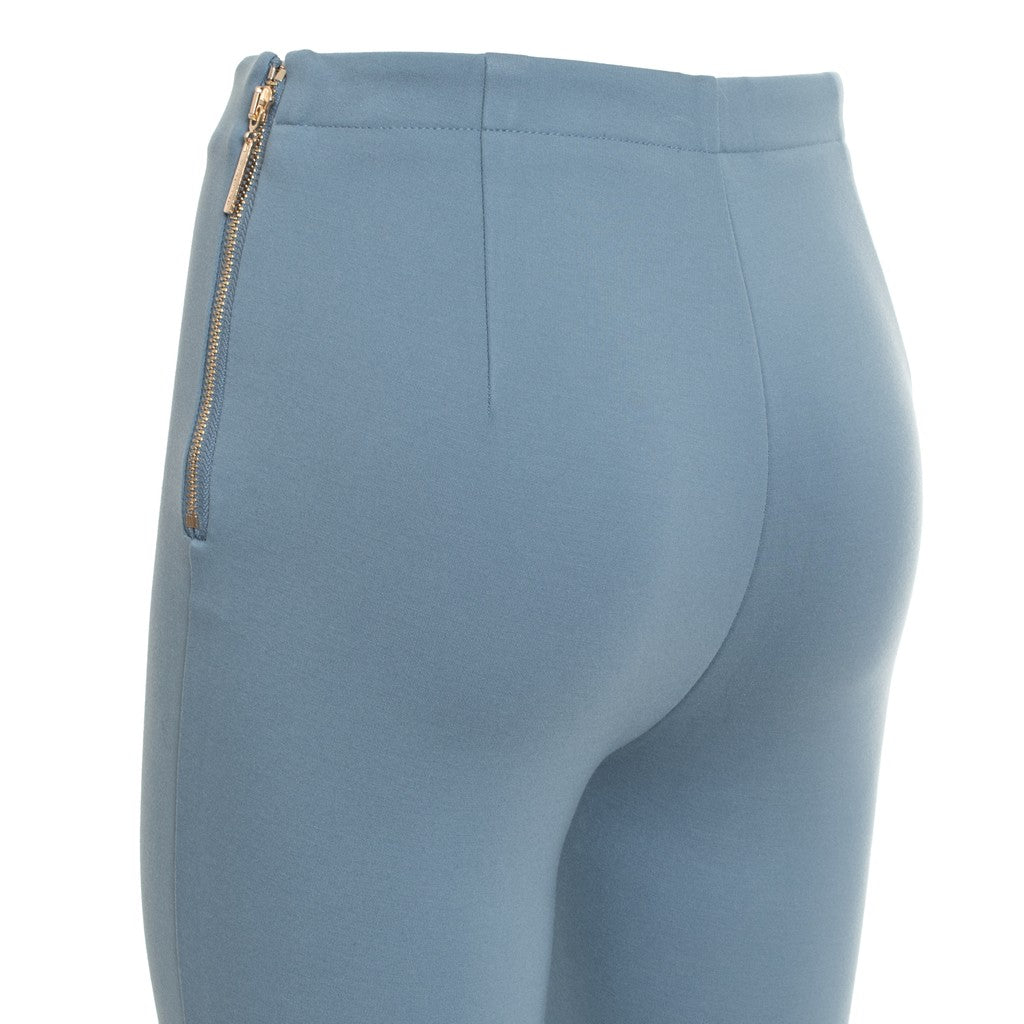 Guess Legging met ritssluiting en logo – Lichtblauw