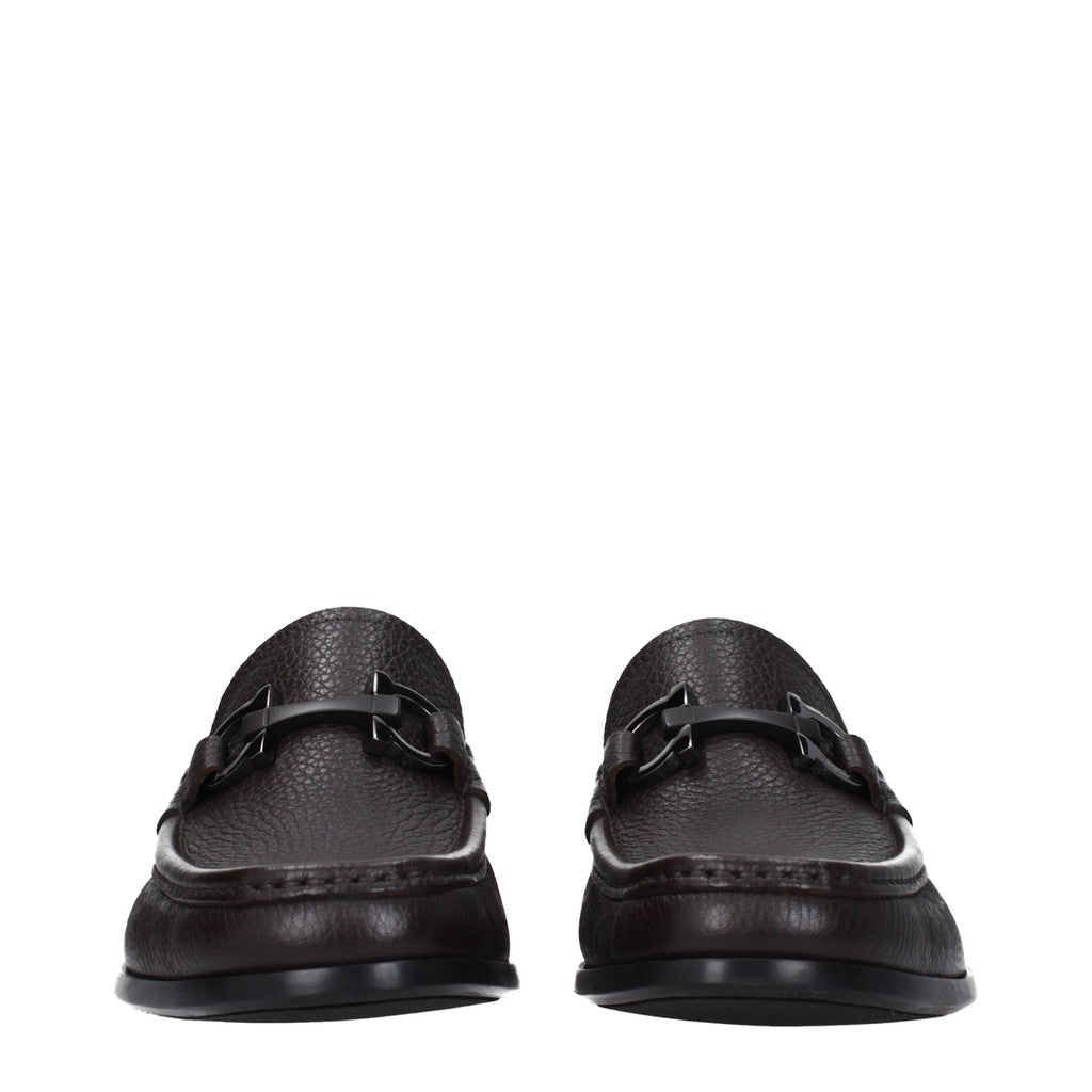 Salvatore Ferragamo Grandioso Loafers met ronde neus – Grijs / Bruin