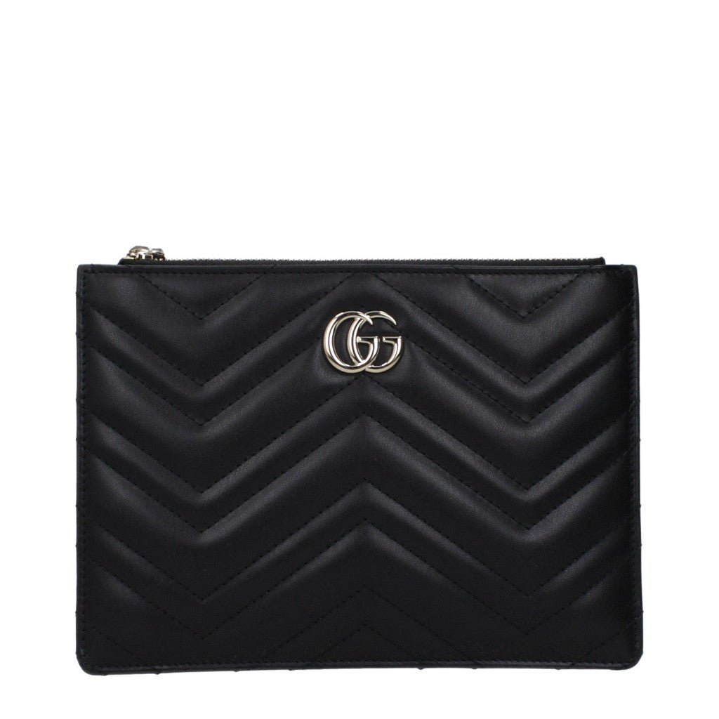 Gucci Clutch met ritssluiting en kaartvakken – Zwart