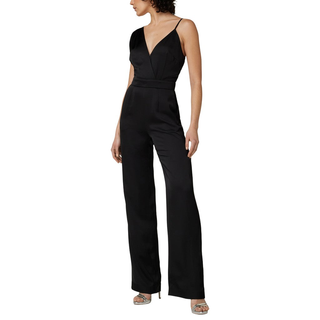 Guess Mouwloze jumpsuit met ritssluiting – Zwart