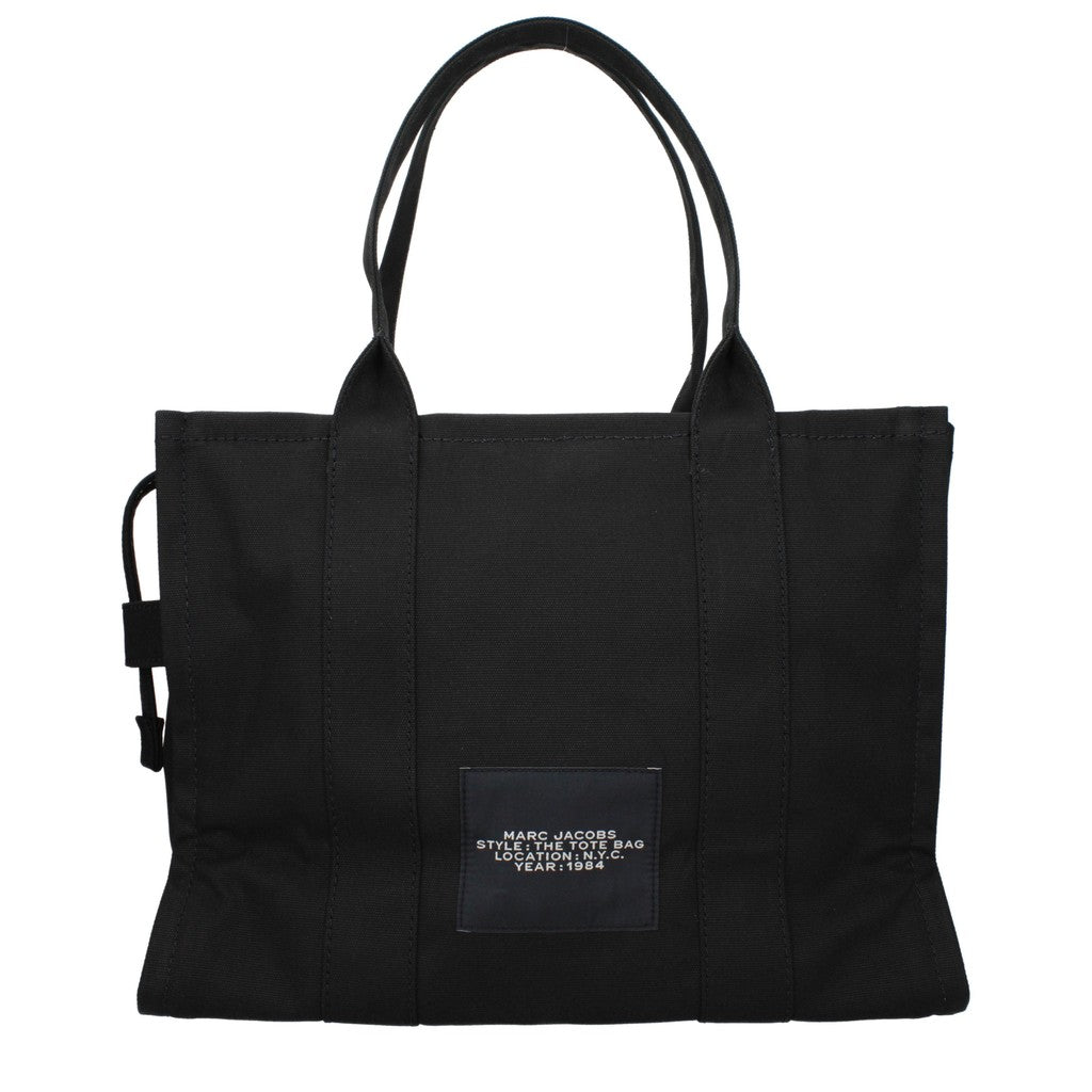 Marc Jacobs The Tote Ruime shopper van stof – Zwart