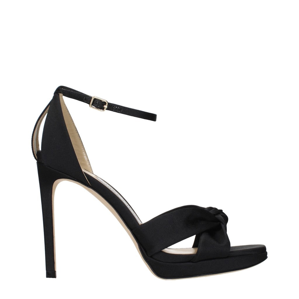 Jimmy Choo Rosie Sandalen met hak en gespsluiting – Zwart