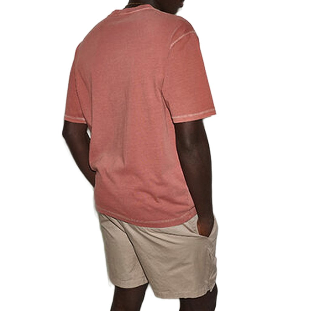 Converse T-shirt met ronde hals en geborduurd logo – Oranje