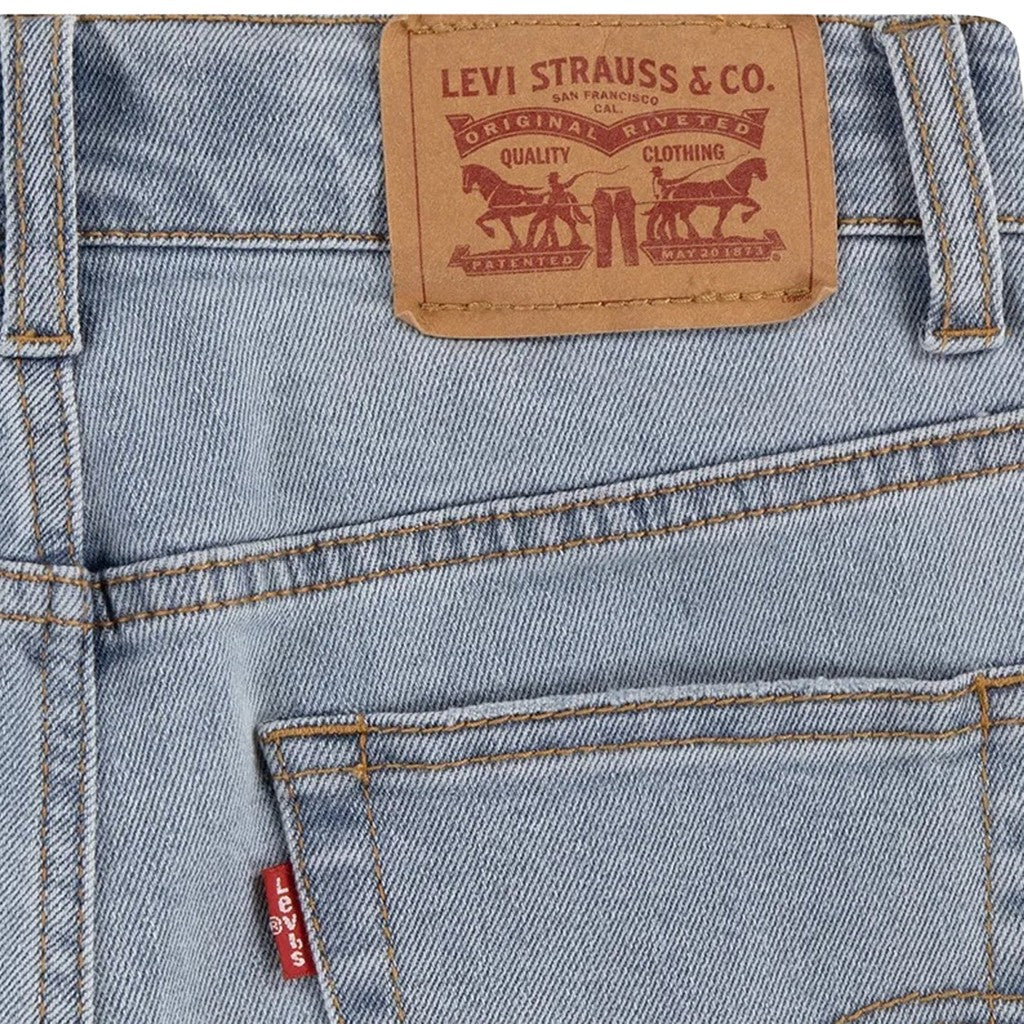 Levi's Kids Jeans bermuda met zakken en logo – Lichtblauw