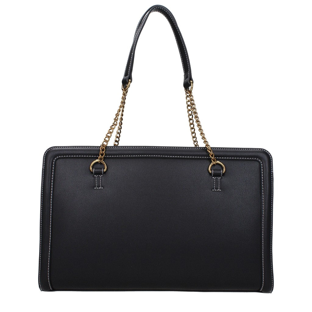 Love Moschino Shopper met twee vakken – Zwart