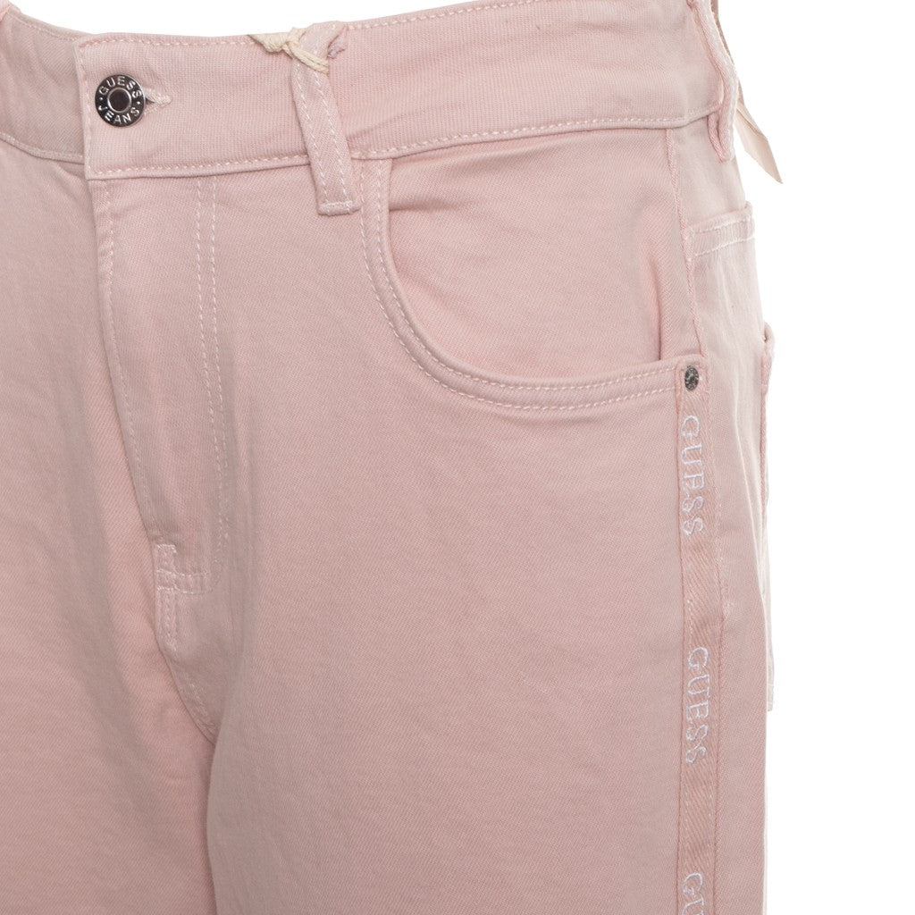 Guess Palazzo broek met vijf zakken – Oudroze