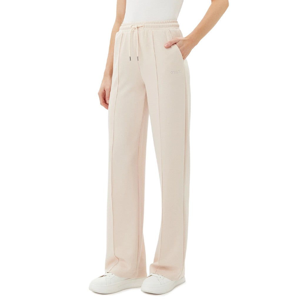 Guess Palazzo broek met elastische taille – Beige