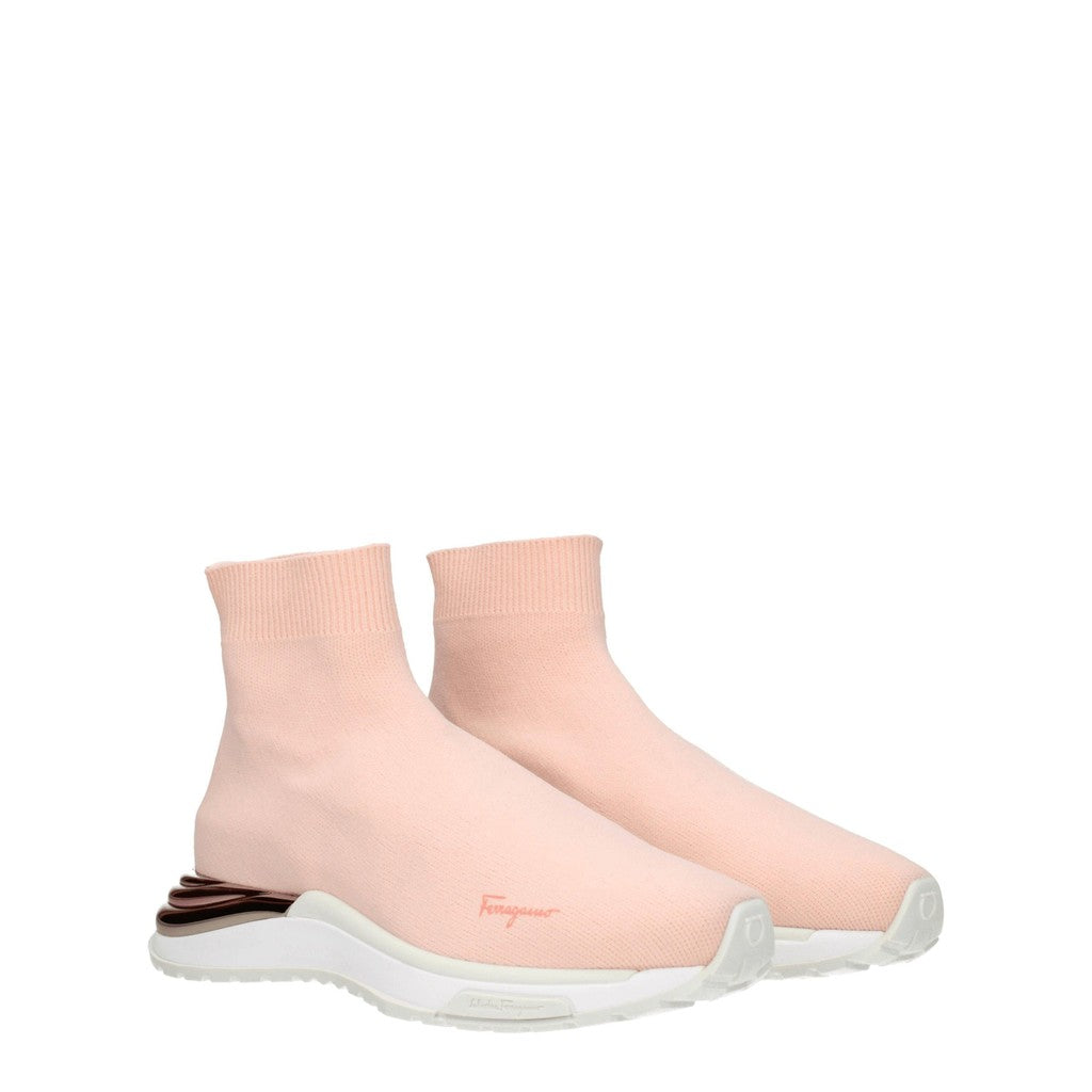 Salvatore Ferragamo Ninette Sneakers van stof – Roze