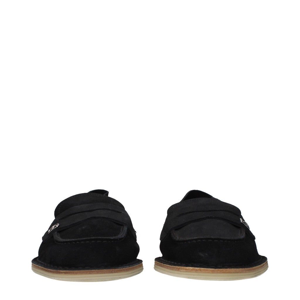 Dolce & Gabbana Loafers met rubberen zool – Zwart