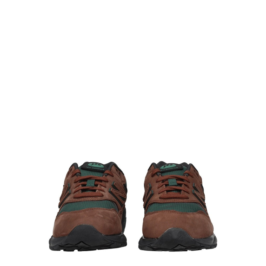 New Balance 580 Sneakers van suède en stof – Bruin / Groen