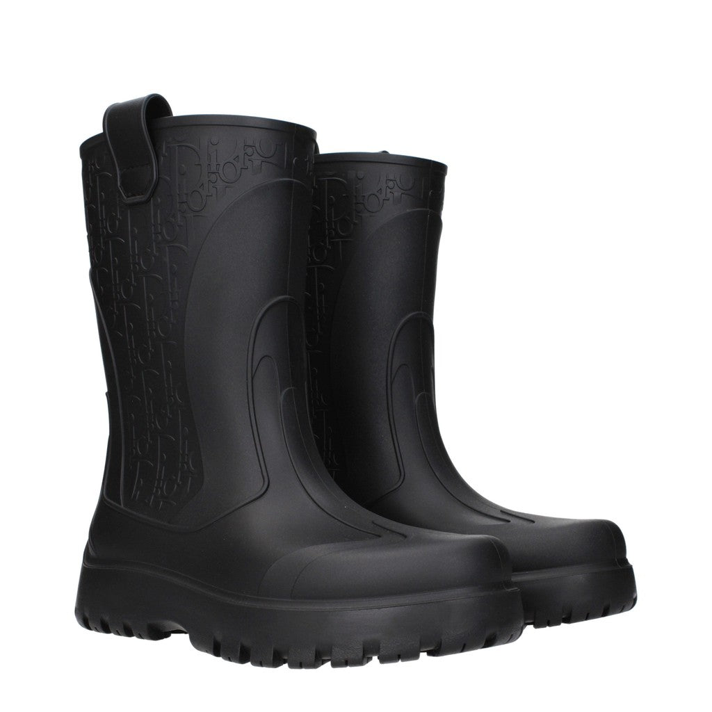 Christian Dior Garden Rain Boots – Zwart