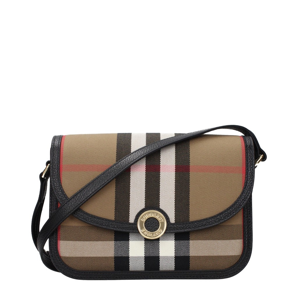 Burberry Check Crossbodytas Dames – Zwart