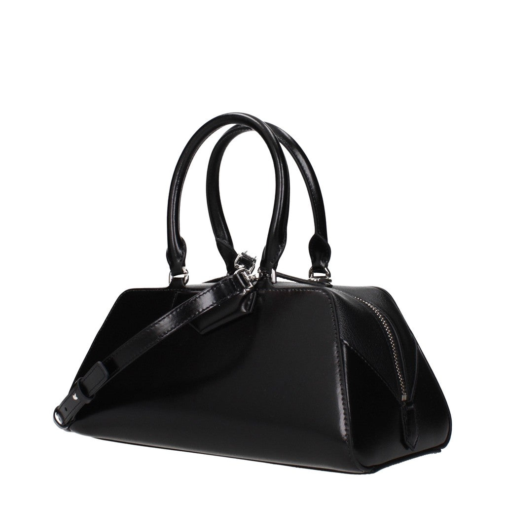 Givenchy Antigona East-West Handtas met zilverkleurige details – Zwart