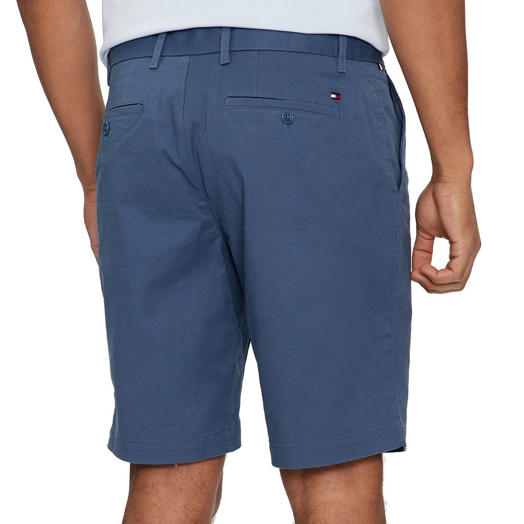 Tommy Hilfiger Relaxed fit bermuda short met ritssluiting – Blauw
