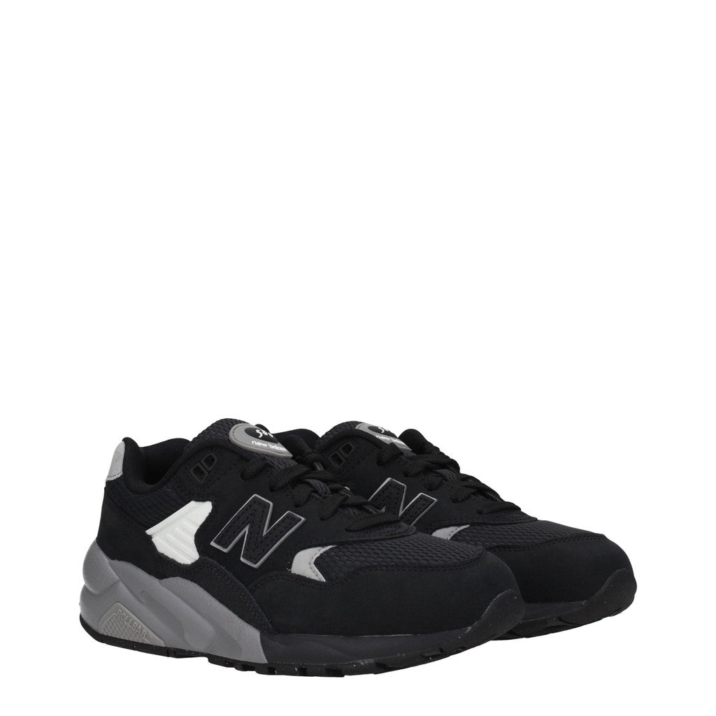 New Balance 580 Sneakers van suède en stof – Zwart / Zilver