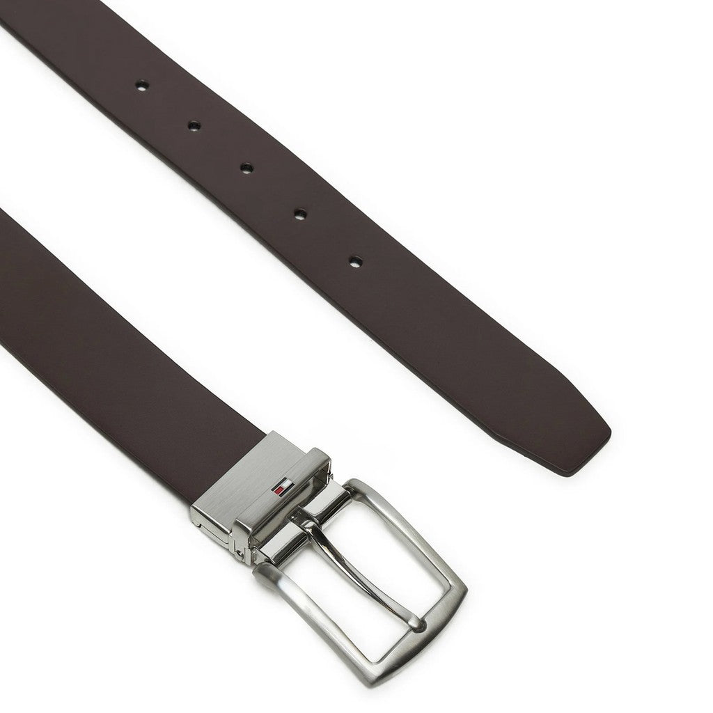 Tommy Hilfiger Leren riem Heren – Zwart / Bruin