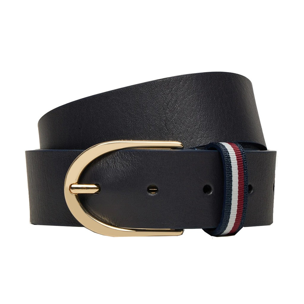 Tommy Hilfiger Leren riem Dames – Blauw