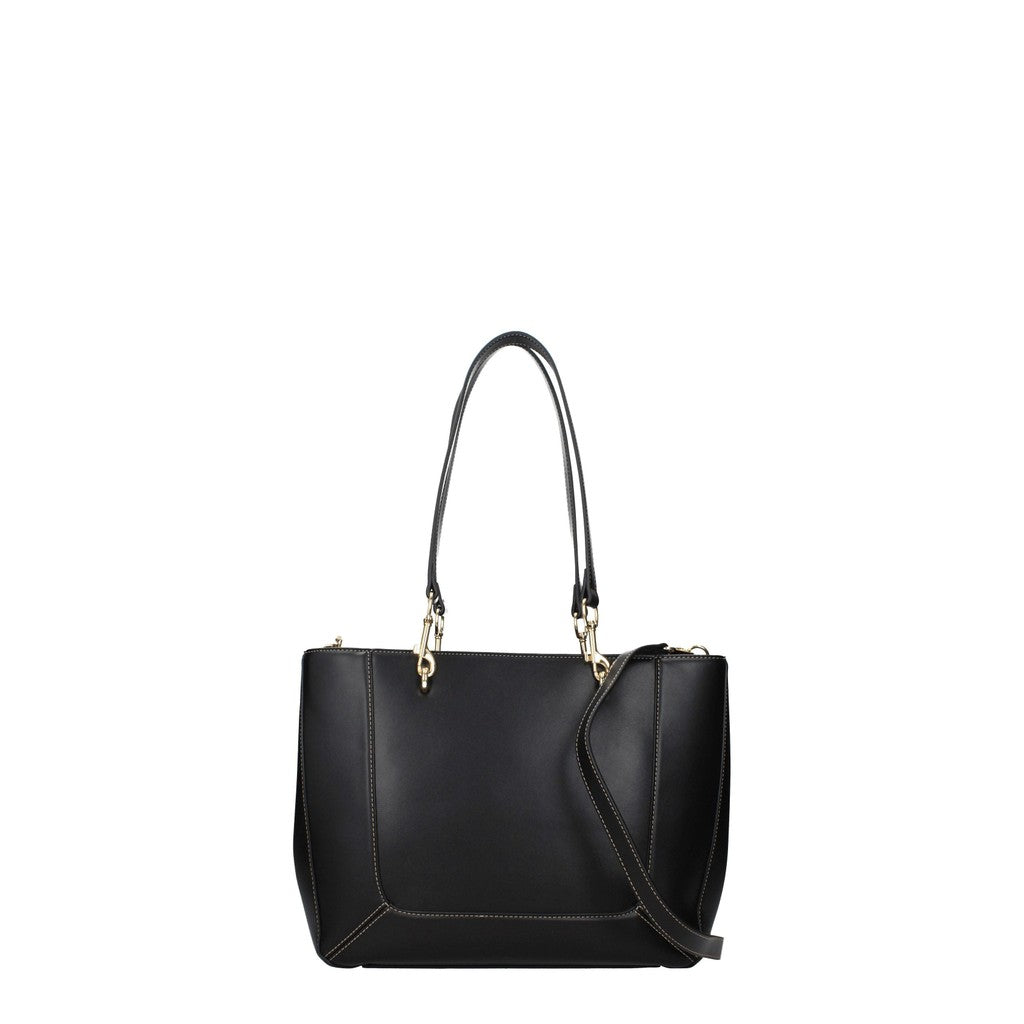 Love Moschino Ruime schoudertas van polyurethaan – Zwart