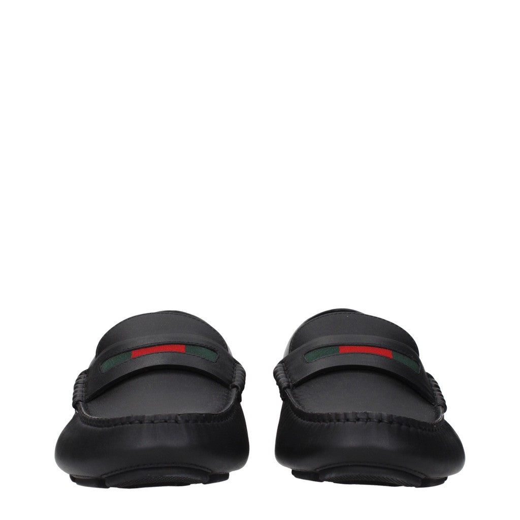 Gucci Herenloafers met rubberen zool – Zwart