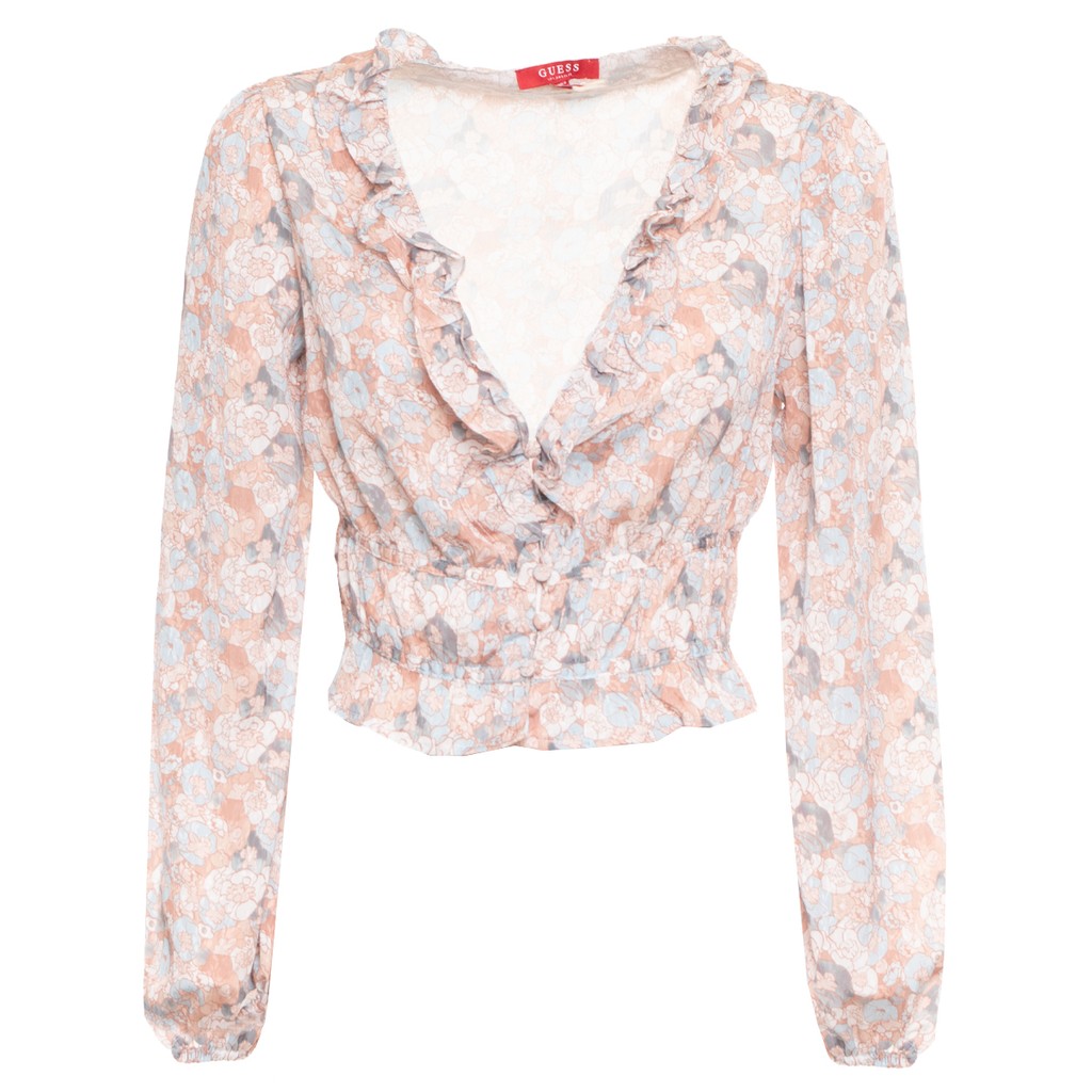 Guess Blouse met dessin en knoopsluiting – Meerkleurig
