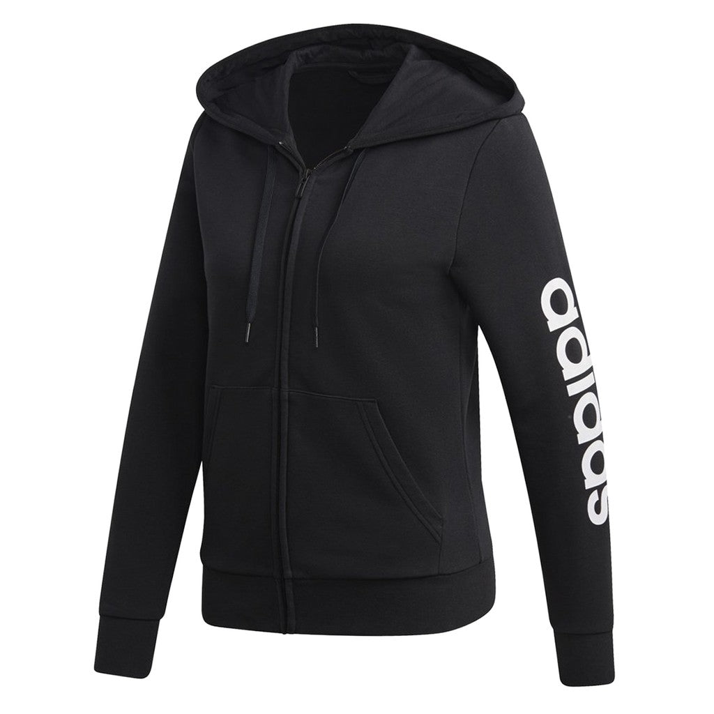 Adidas Essentials Linear Hoodie – Zwart / Wit