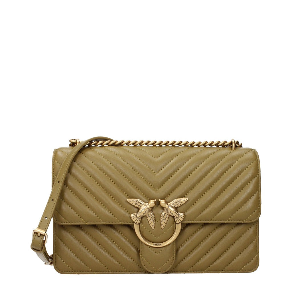 Pinko Classic Love Bag One Schoudertas – Olijfgroen